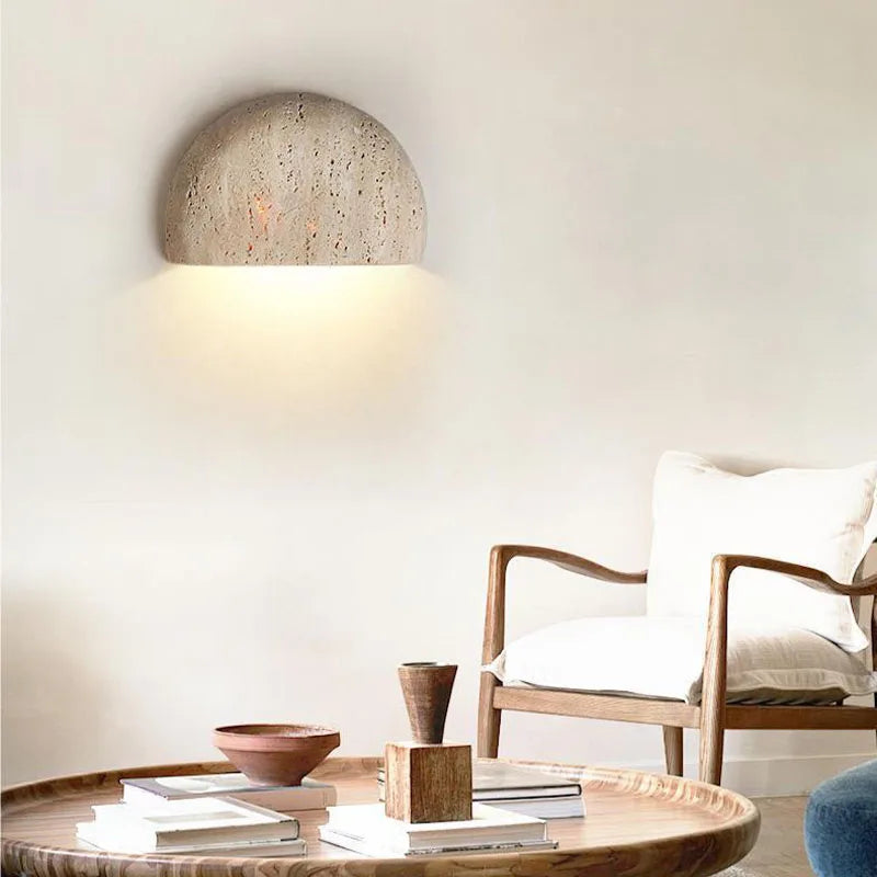 Terrath - Half-Dome Textured Wall Sconce