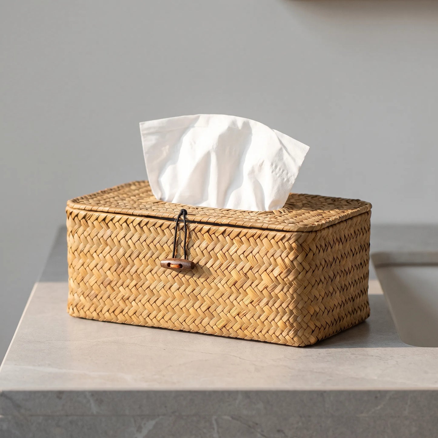 Tissari - Woven Rectangular Tissue Box Holder