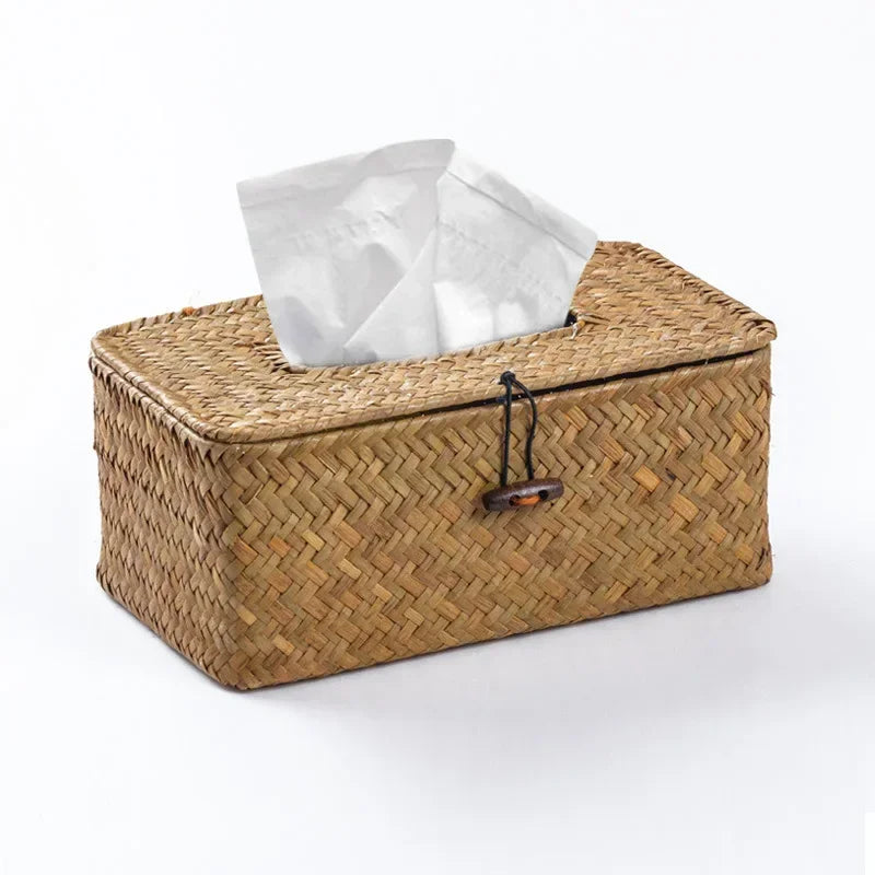 Tissari - Woven Rectangular Tissue Box Holder