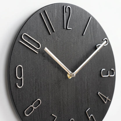 Veklaro - Silent Quartz Wall Clock Without Second Hand
