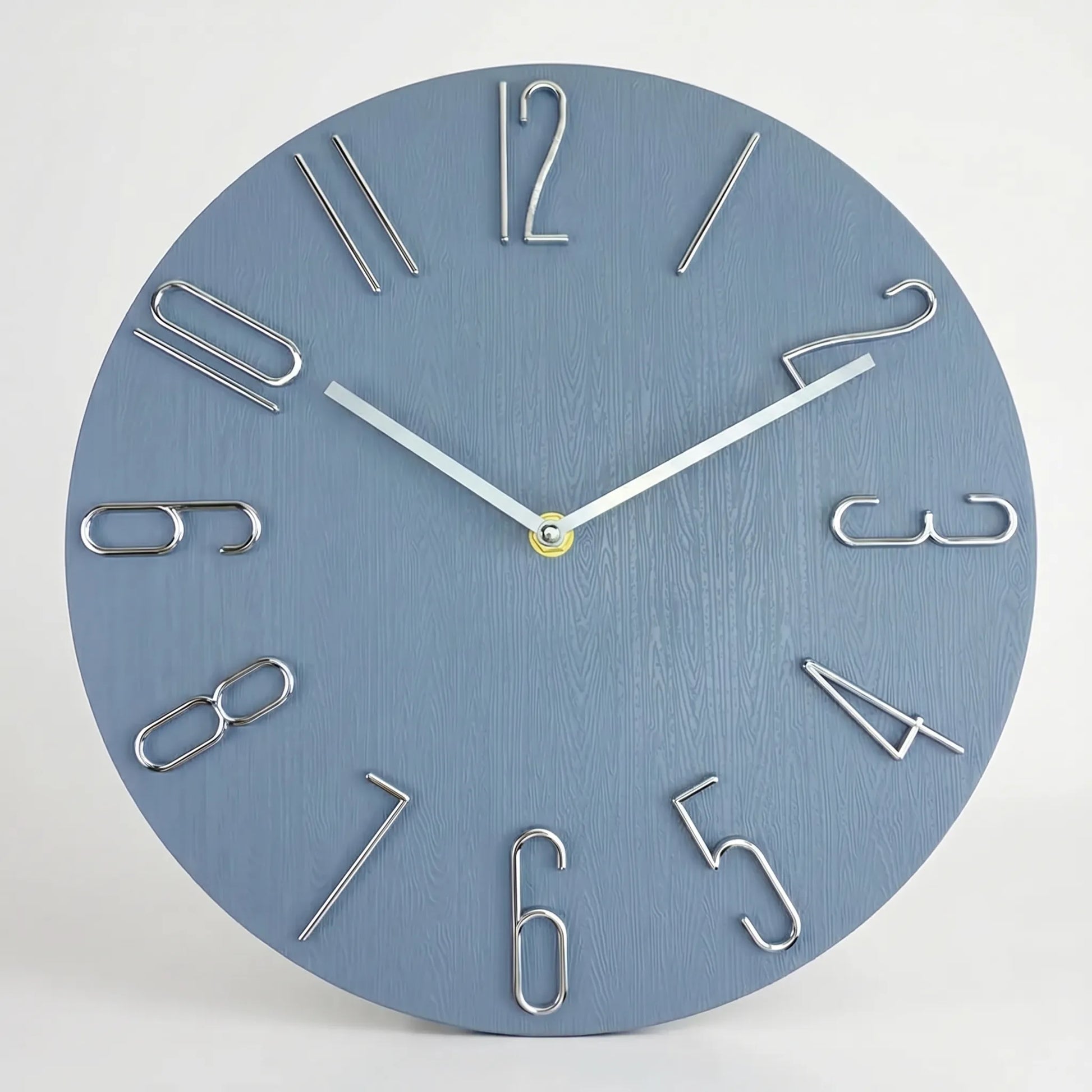 Veklaro - Silent Quartz Wall Clock Without Second Hand