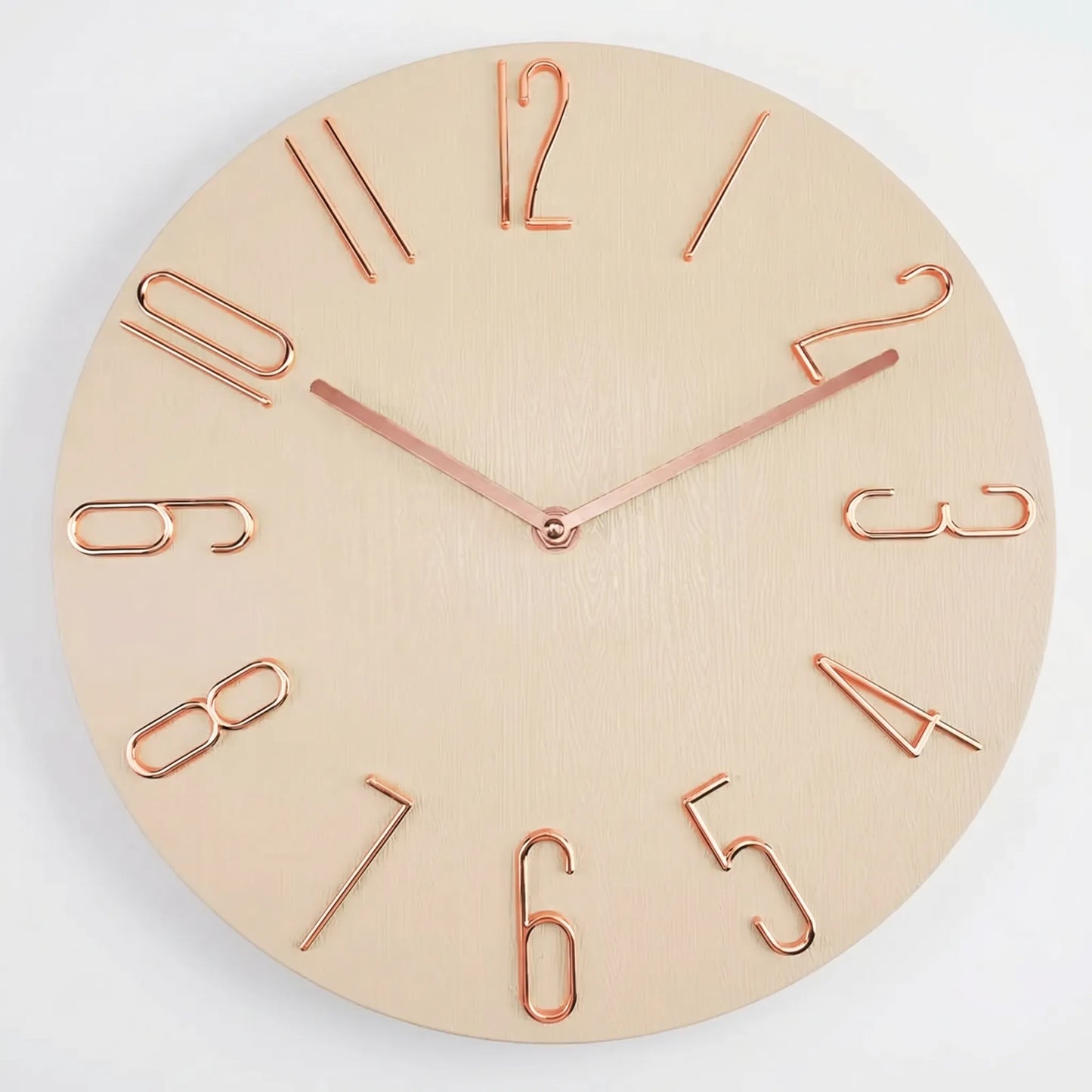 Veklaro - Silent Quartz Wall Clock Without Second Hand