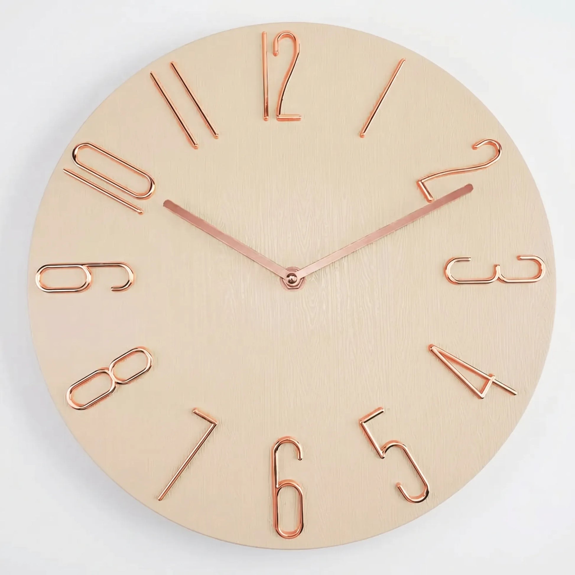 Veklaro - Silent Quartz Wall Clock Without Second Hand