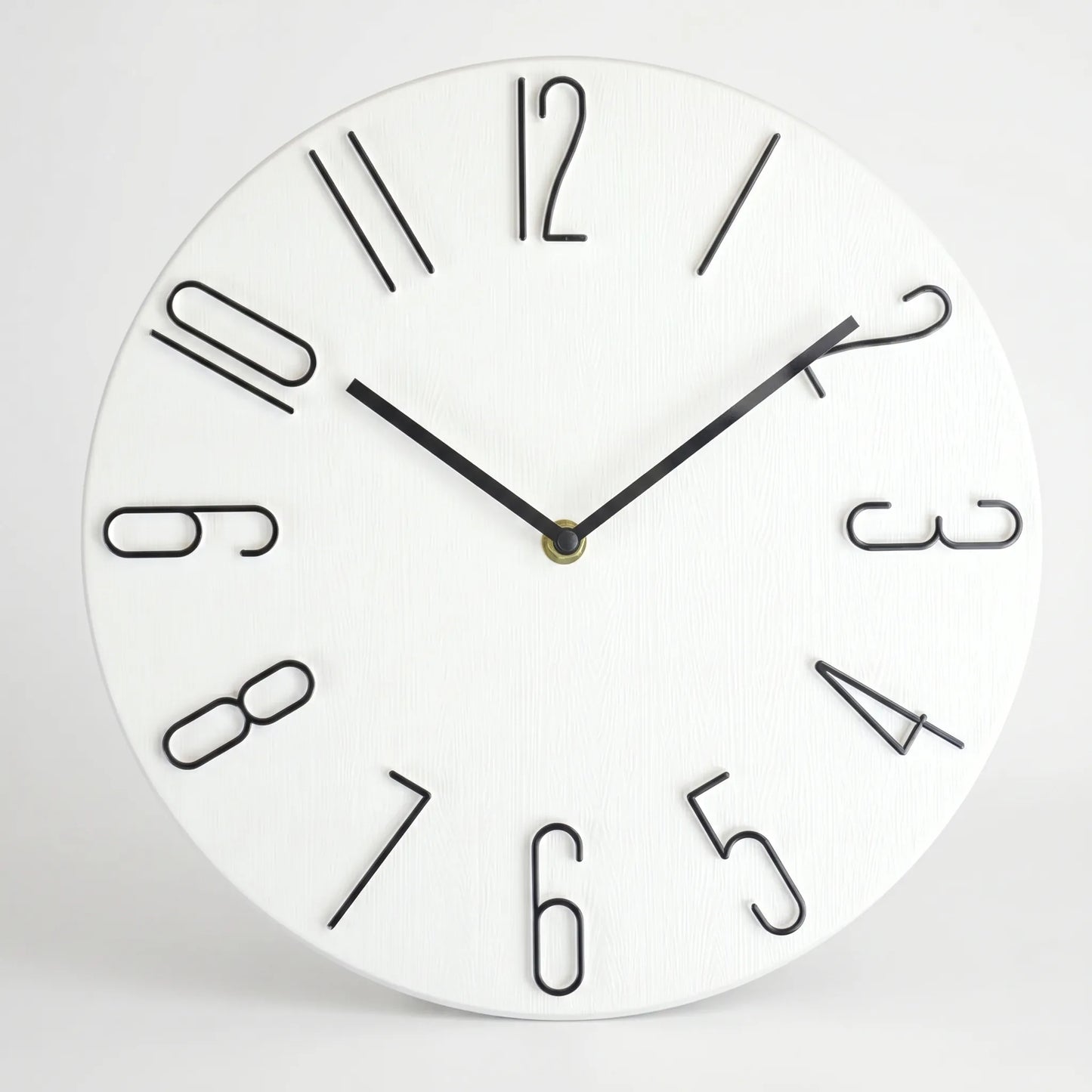 Veklaro - Silent Quartz Wall Clock Without Second Hand