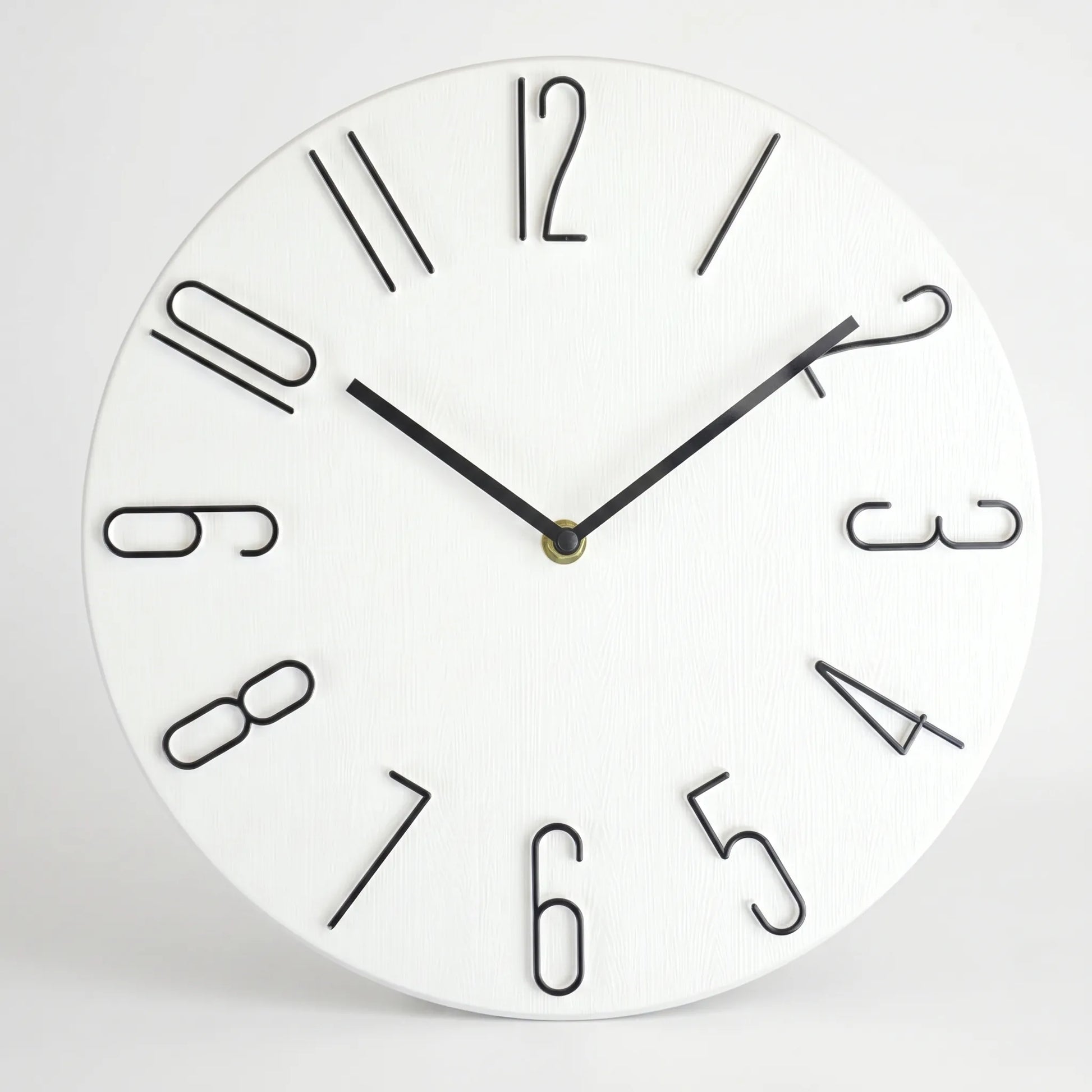 Veklaro - Silent Quartz Wall Clock Without Second Hand