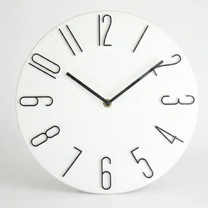 Veklaro - Silent Quartz Wall Clock Without Second Hand