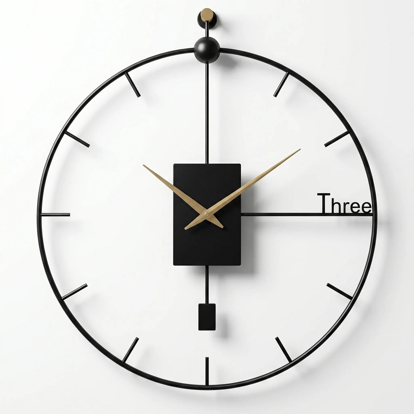 Vellora - Large Minimalist Wall Clock