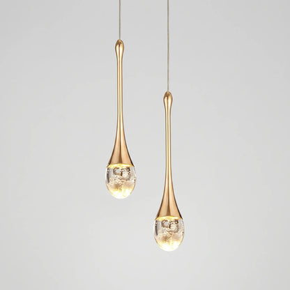 Velora - Modern Teardrop Crystal Pendant Lamp