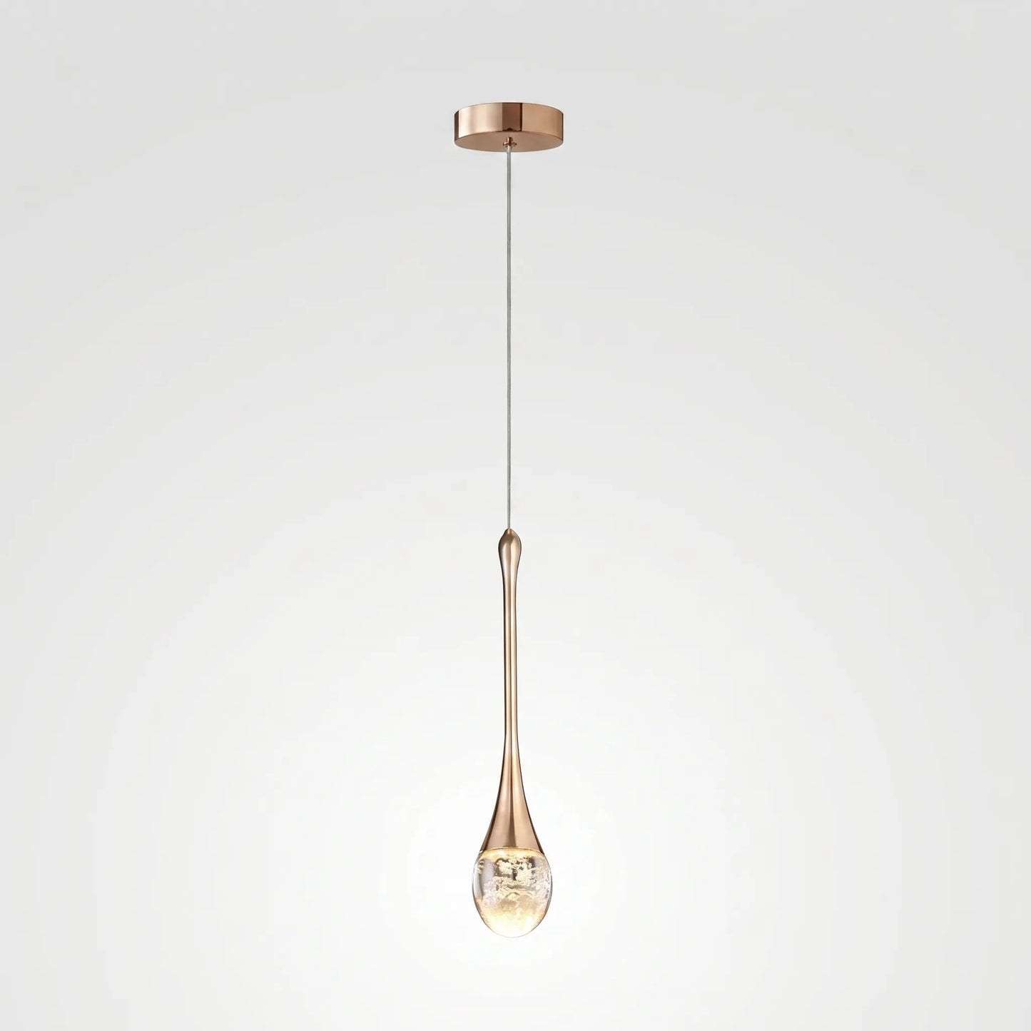 Velora - Modern Teardrop Crystal Pendant Lamp