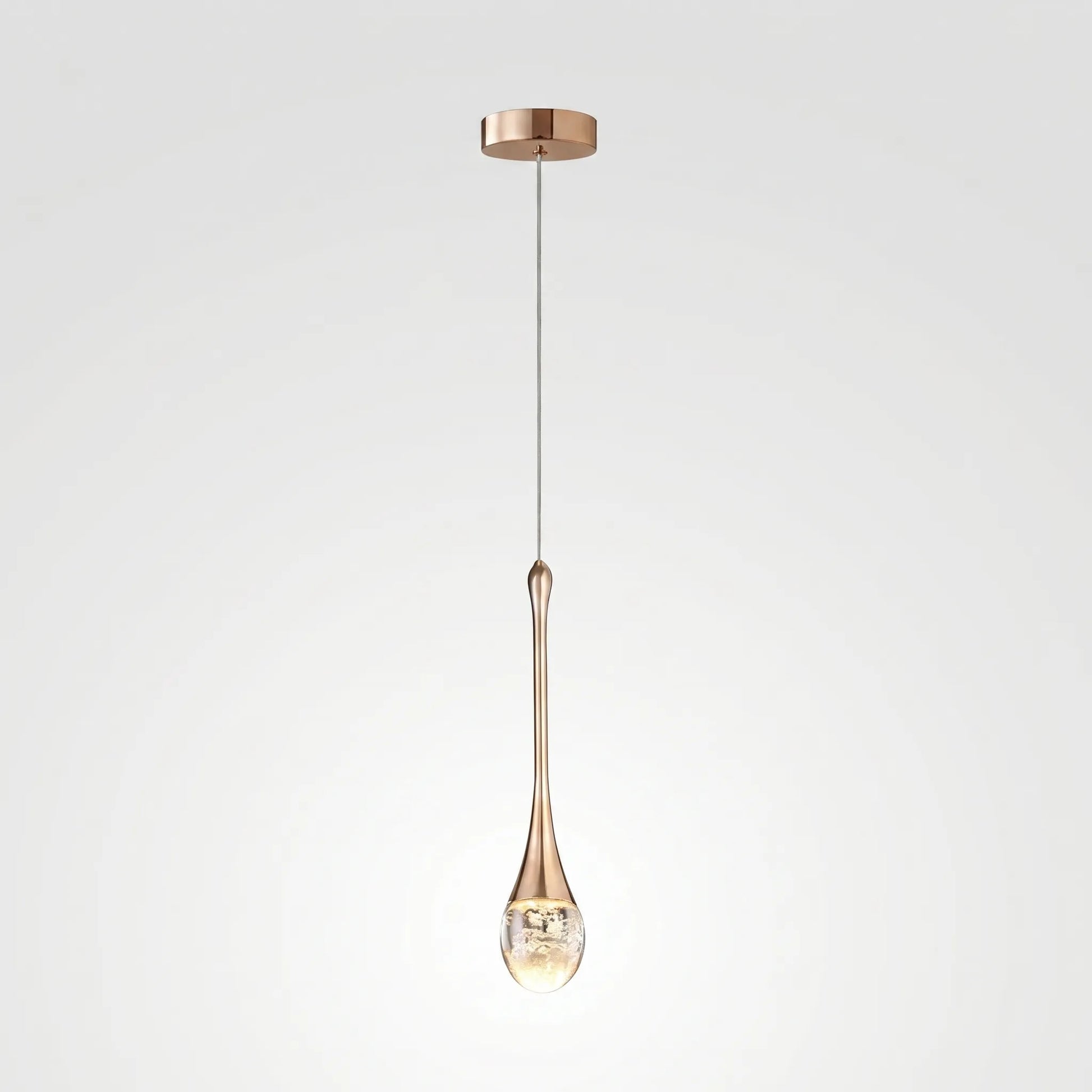 Velora - Modern Teardrop Crystal Pendant Lamp