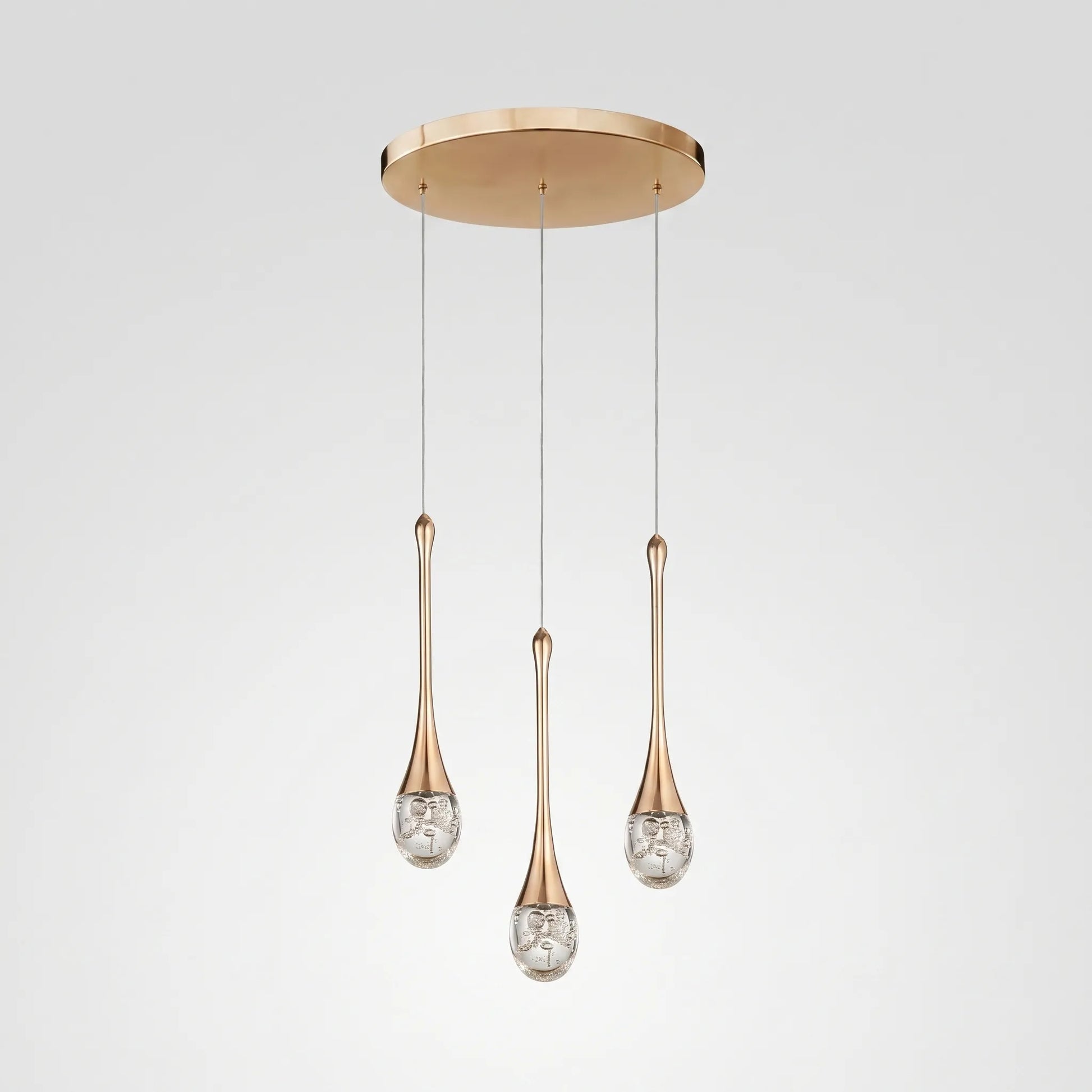 Velora - Modern Teardrop Crystal Pendant Lamp