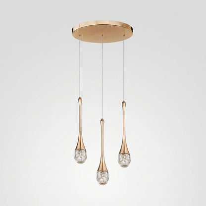 Velora - Modern Teardrop Crystal Pendant Lamp