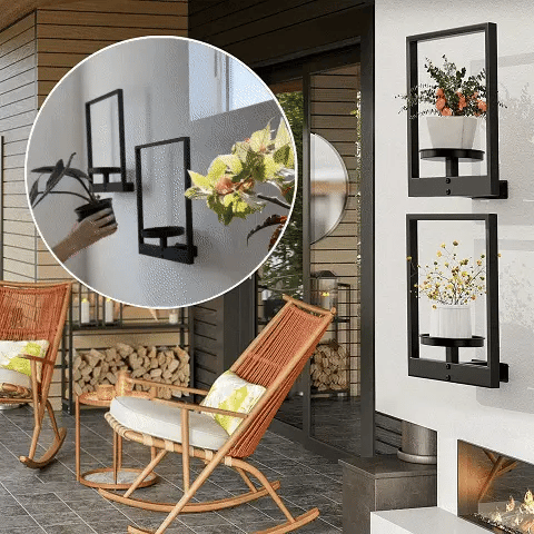 VertiFrame - Clean-Lined Wall Planter Holder