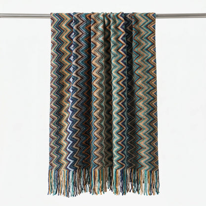 Vivalis - Knitted Patterned Throw
