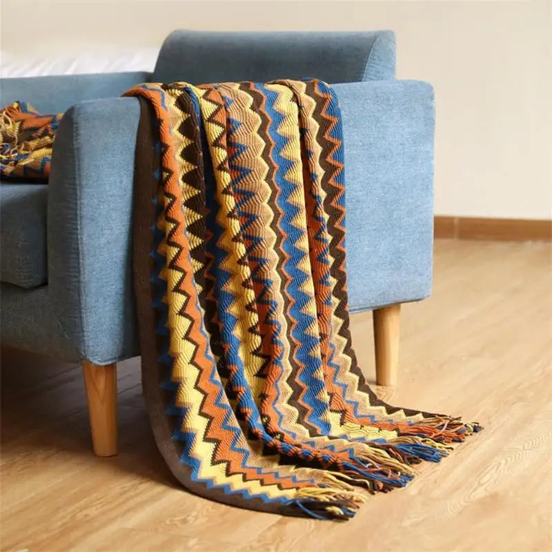 Vivalis - Knitted Patterned Throw