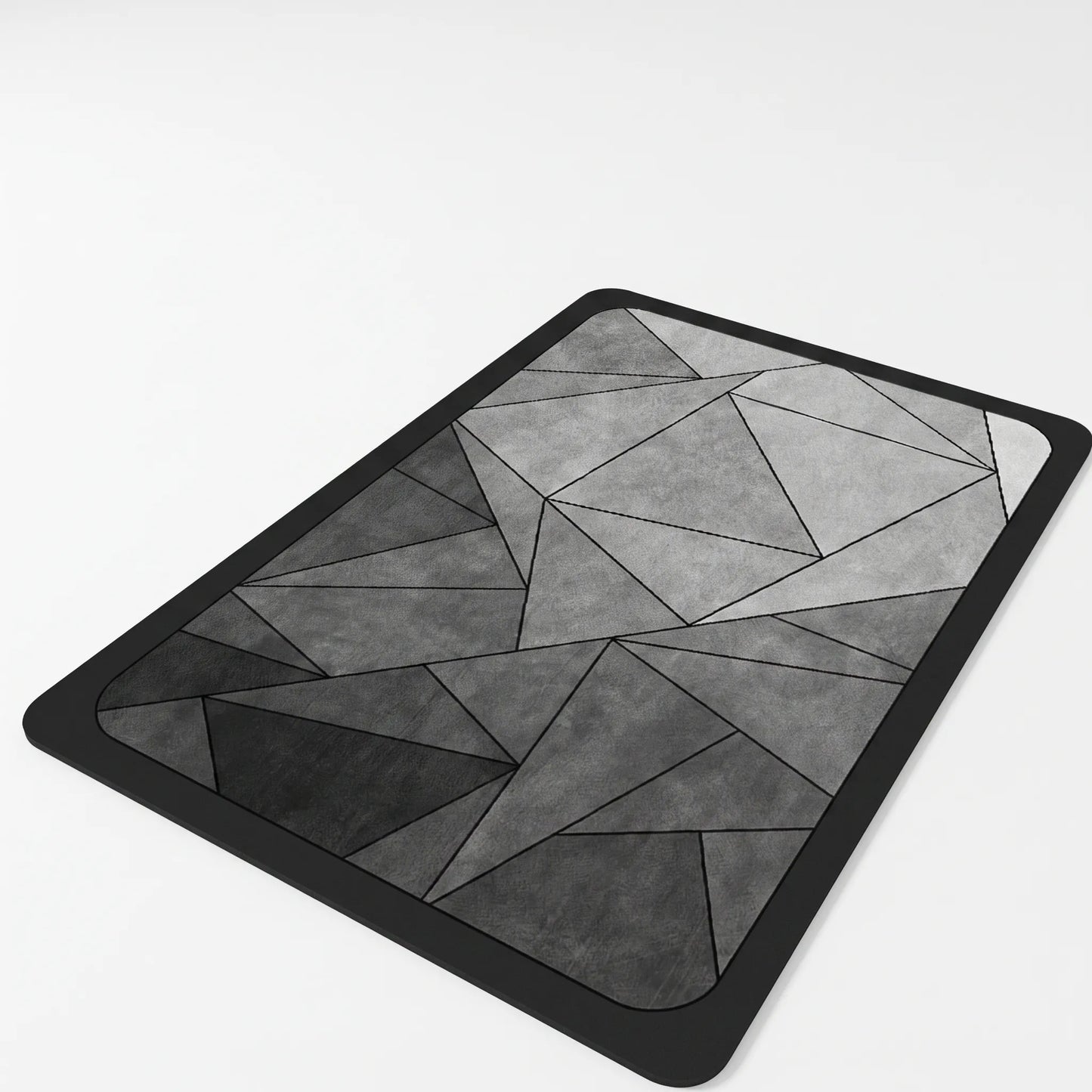 Vixona - Geometric Patterned Absorbent Floor Mat