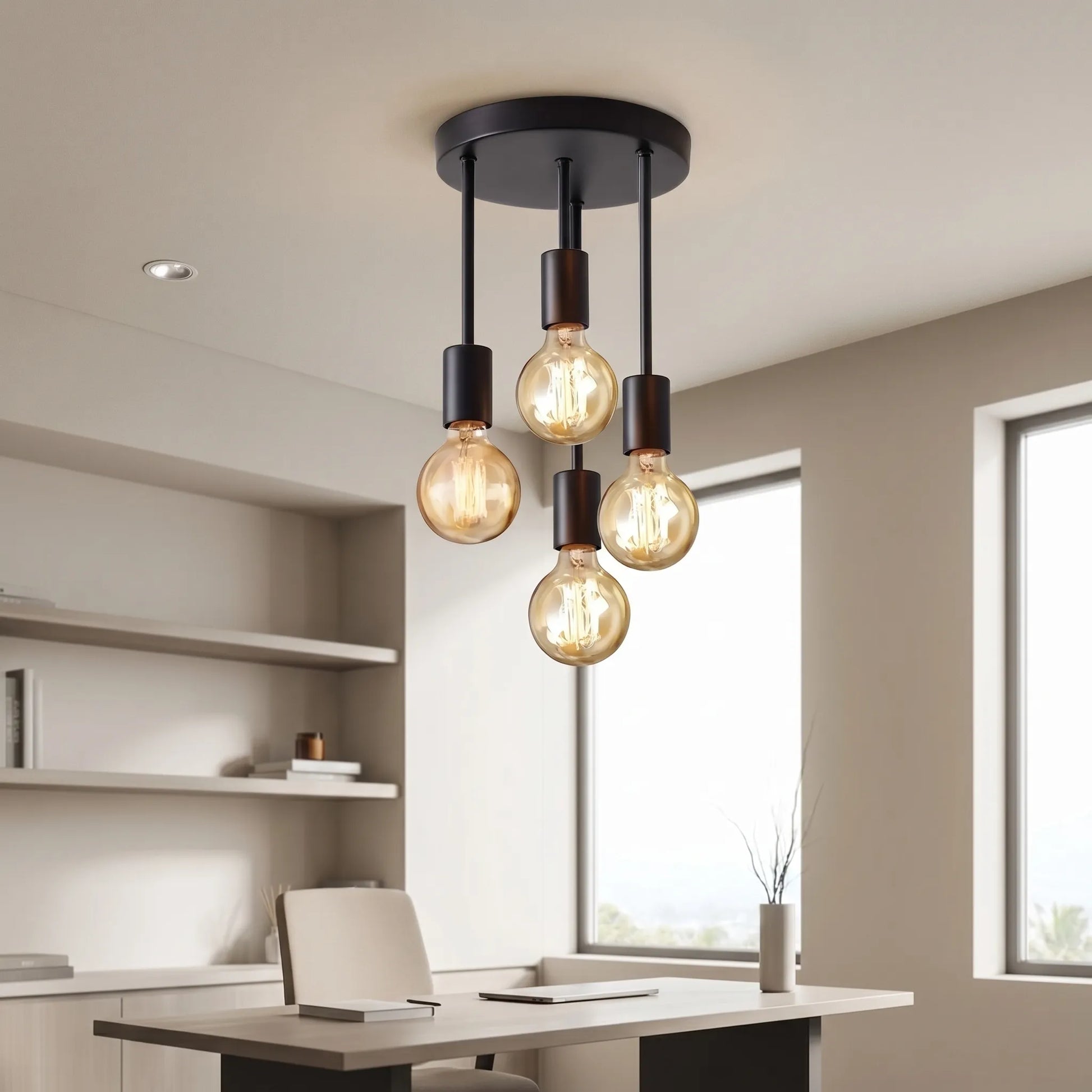 Voltax - Modern 4-Light ceiling Fixture