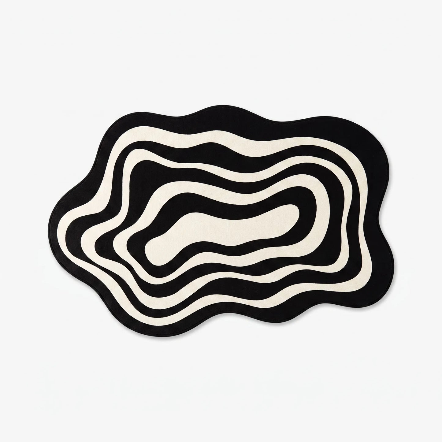 Vylura - Irregular Wavy Pattern Absorbent Bathroom Mat