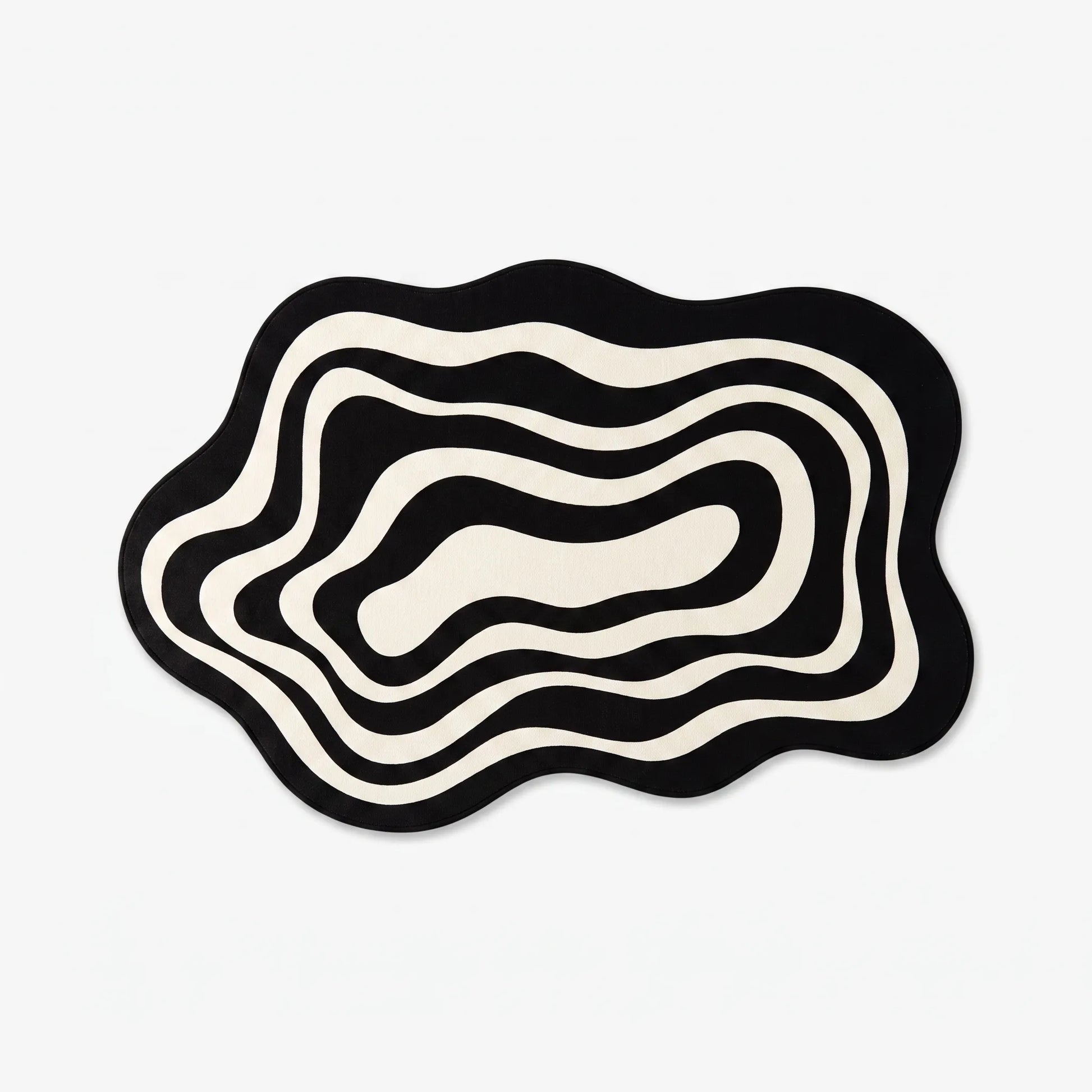 Vylura - Irregular Wavy Pattern Absorbent Bathroom Mat