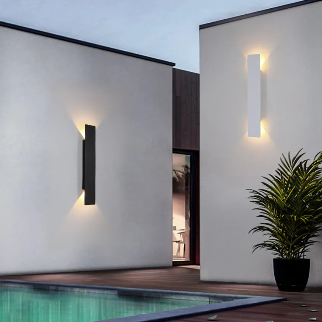 Waluxe - Slim Outdoor LED Wall Light