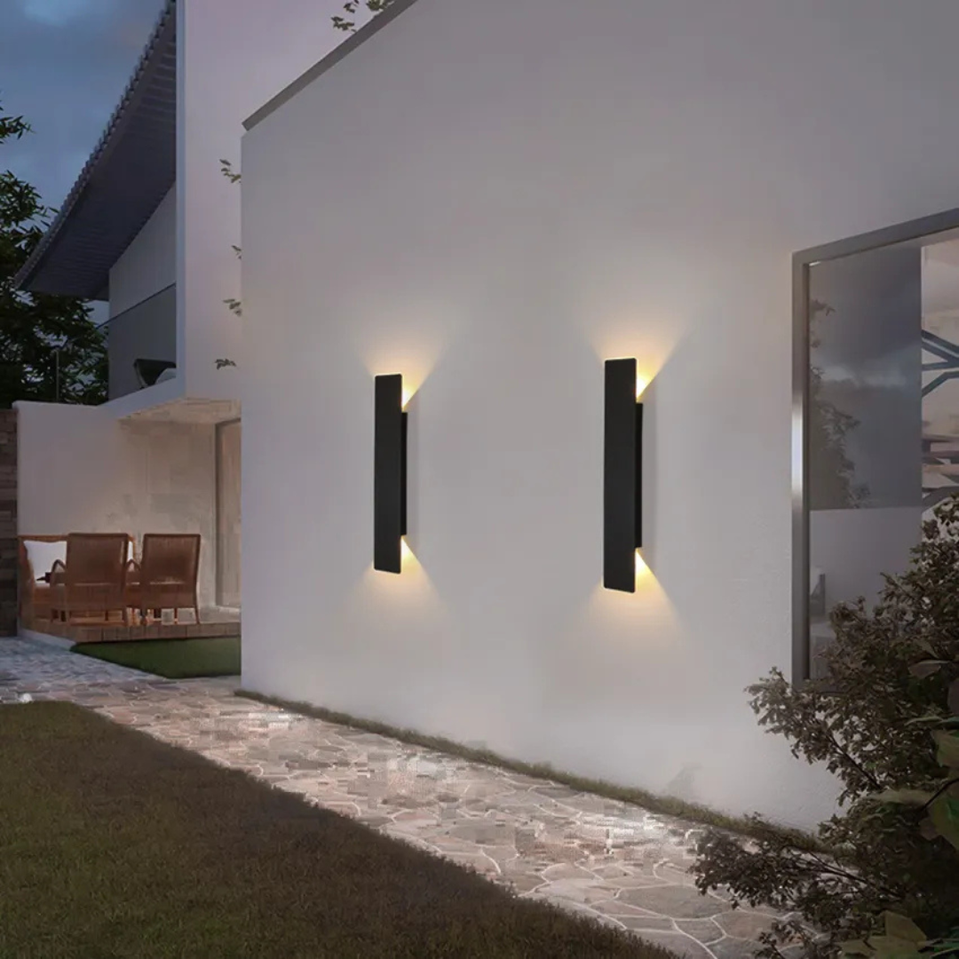 Waluxe - Slim Outdoor LED Wall Light