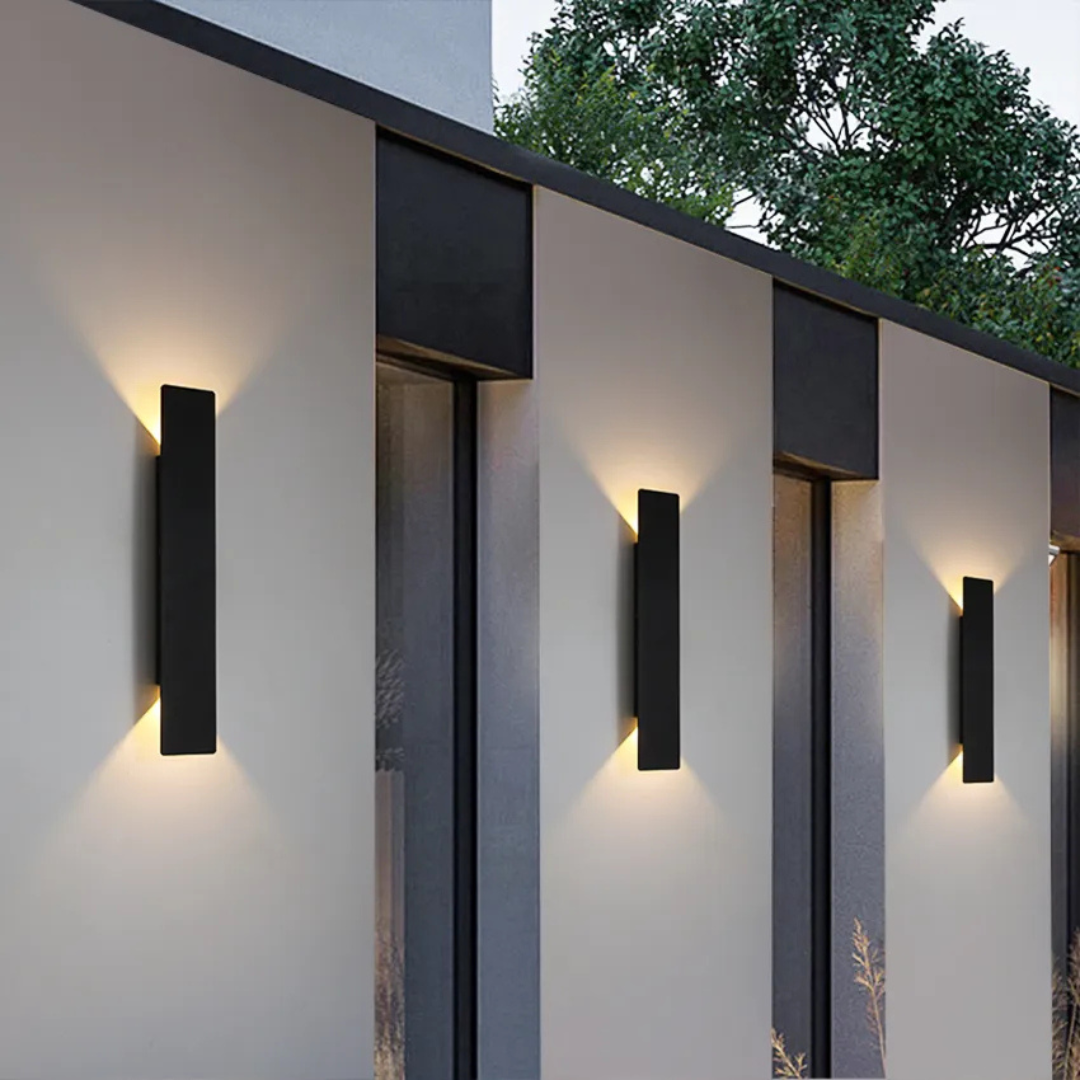 Waluxe - Slim Outdoor LED Wall Light
