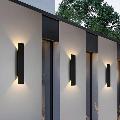 Waluxe - Slim Outdoor LED Wall Light