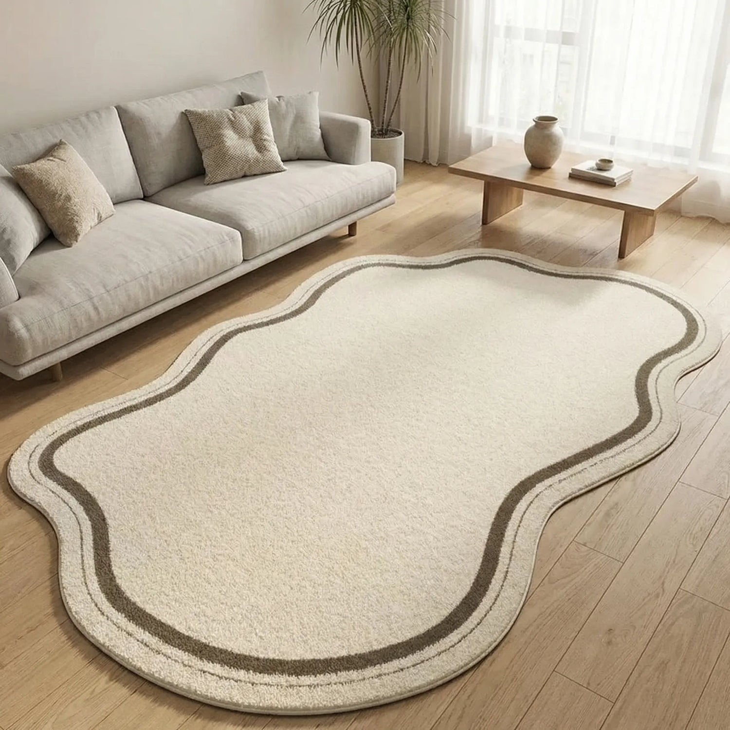 Waverly - Irregular Shaped Minimalist Area Rug