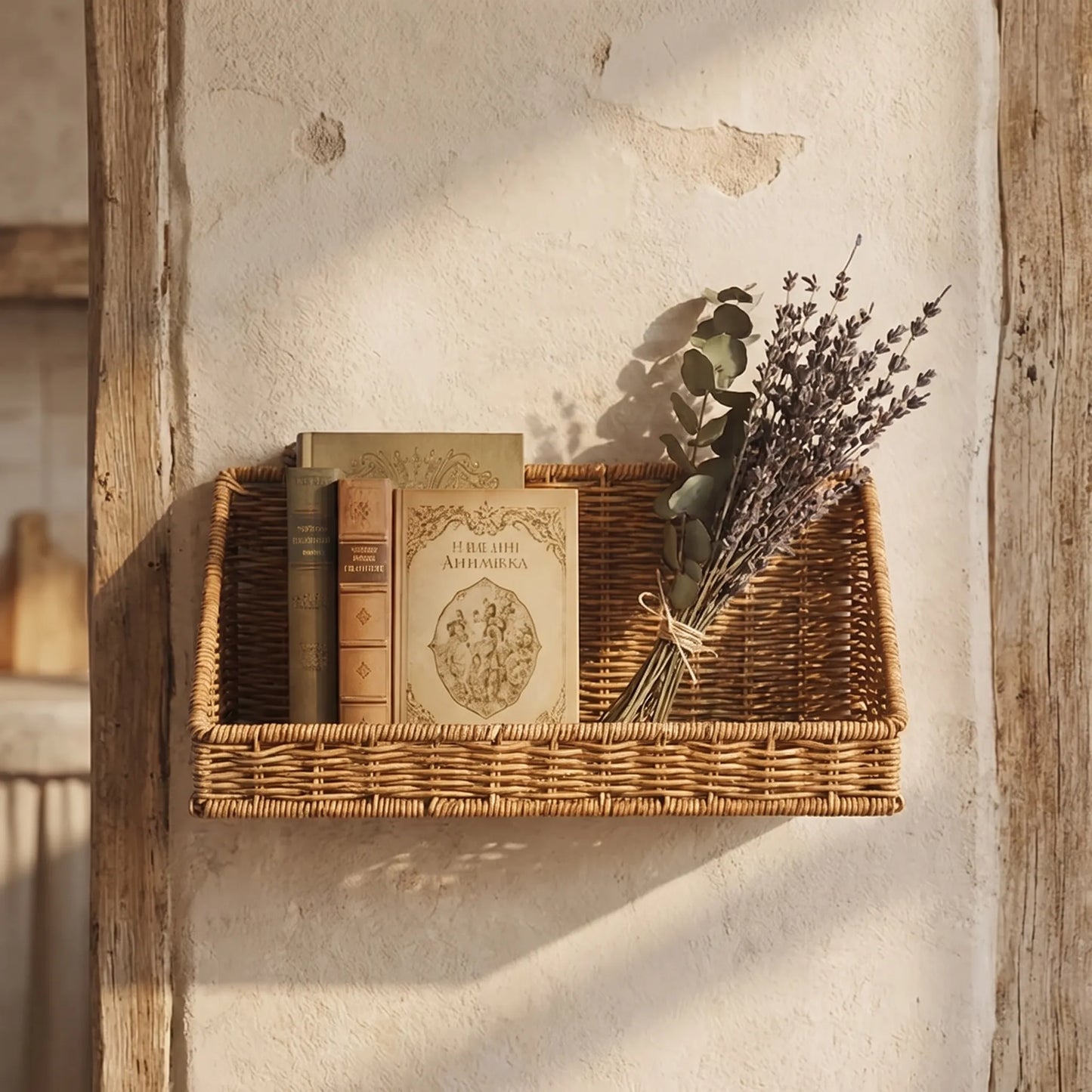 Weavely - Vintage Style Wall Hanger Basket