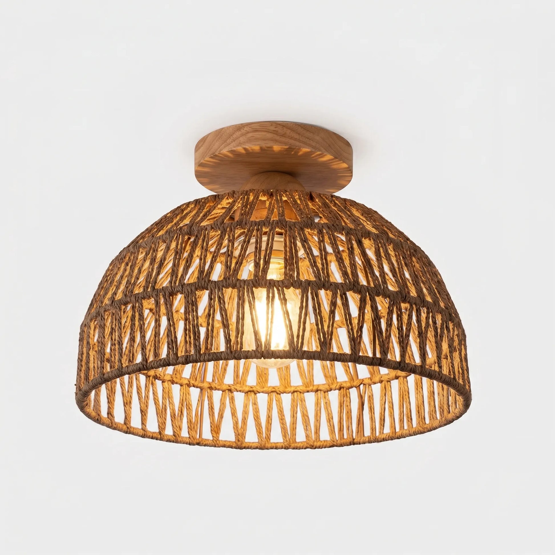 Weavura - Woven Flush Mount Light