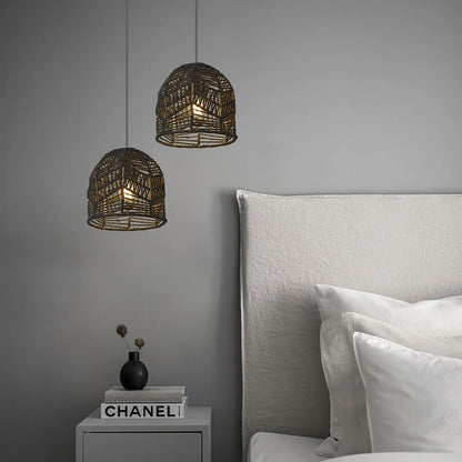 Wovara - Rustic Hanging Light Fixture