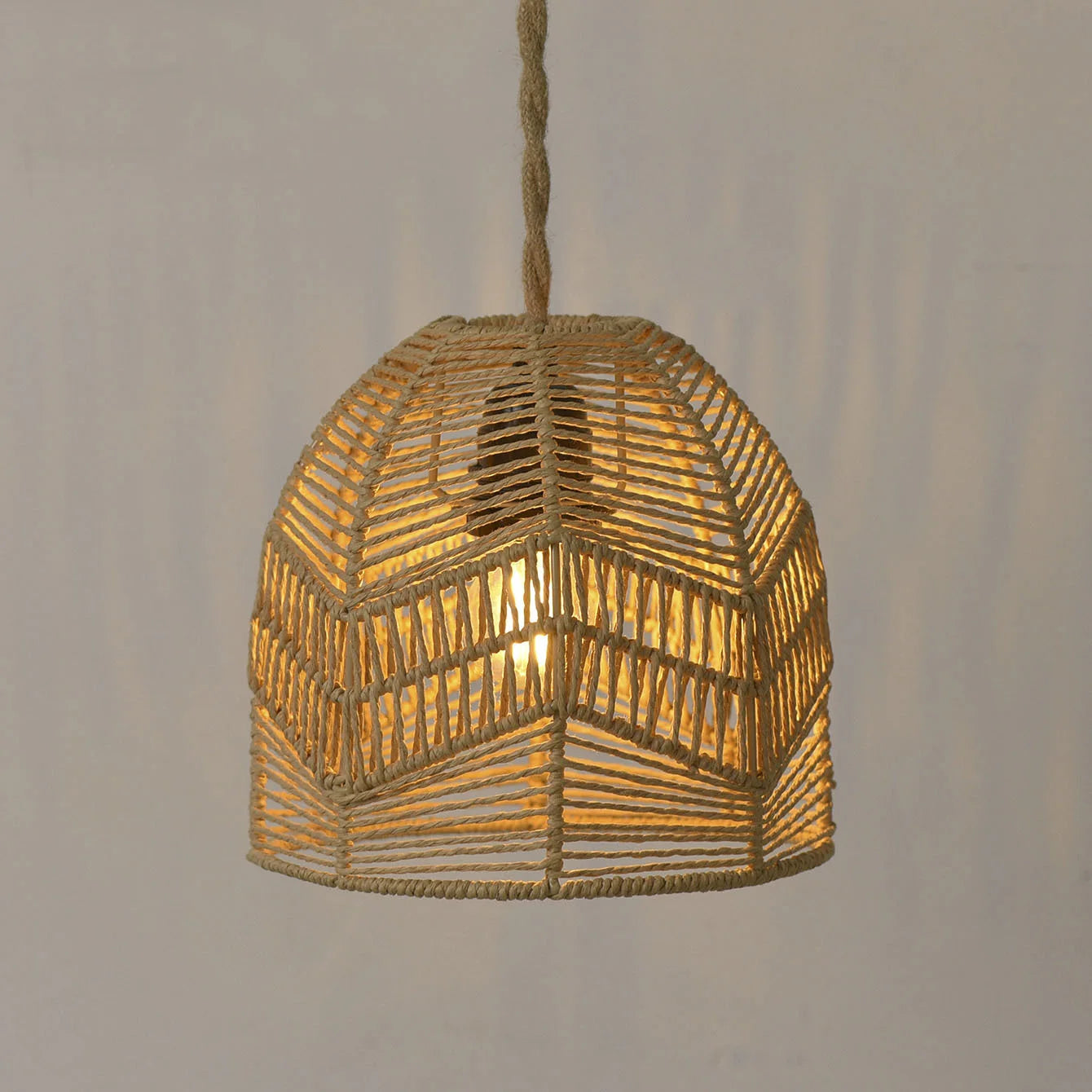 Wovara - Rustic Hanging Light Fixture