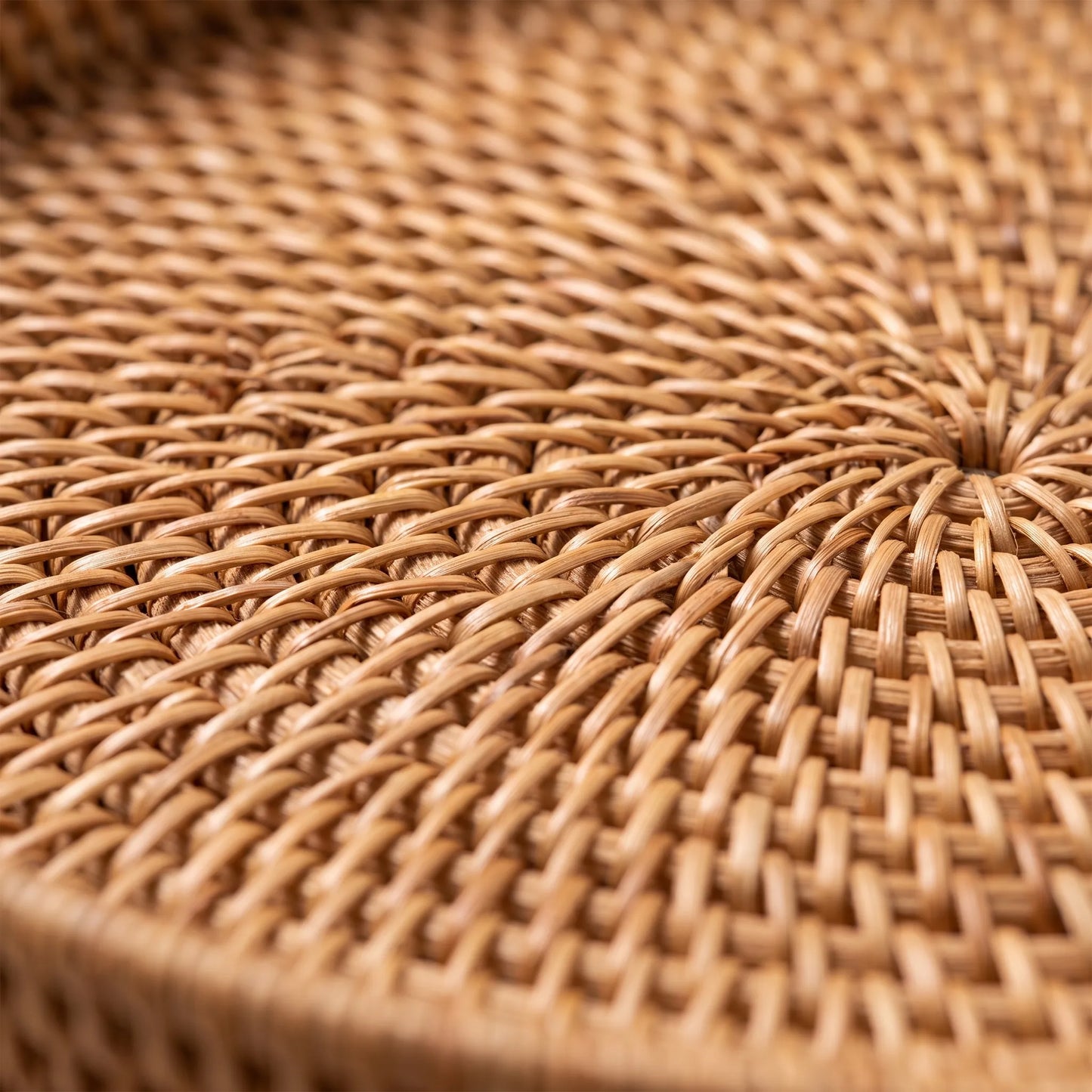 WovenGrip - Round Woven Serving Tray