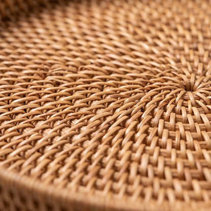 WovenGrip - Round Woven Serving Tray