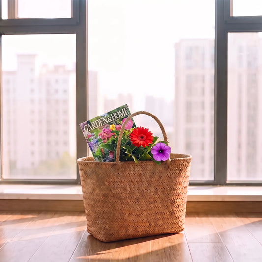 Wovex - Rustic Woven Rectangular Storage Basket