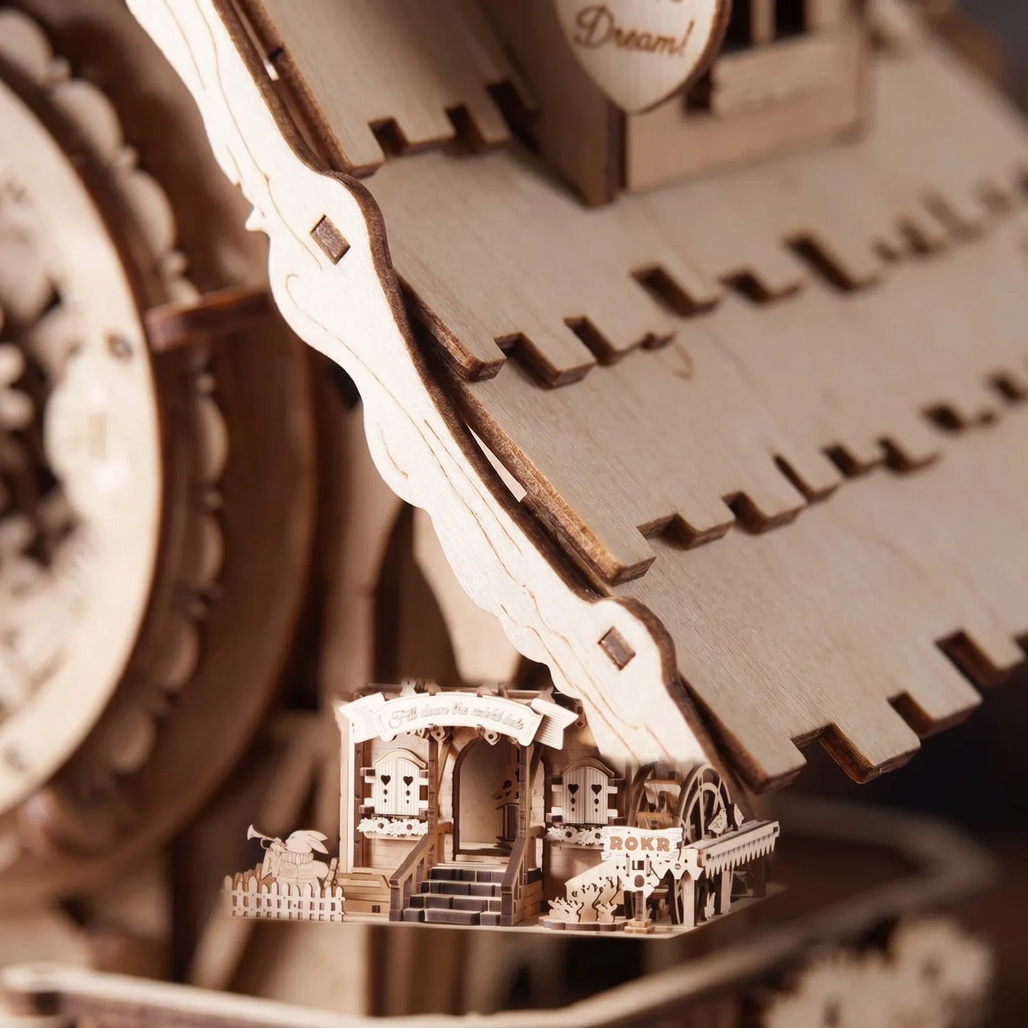 Wundertick - 3D mechanical Wooden Cuckoo Clock Kit