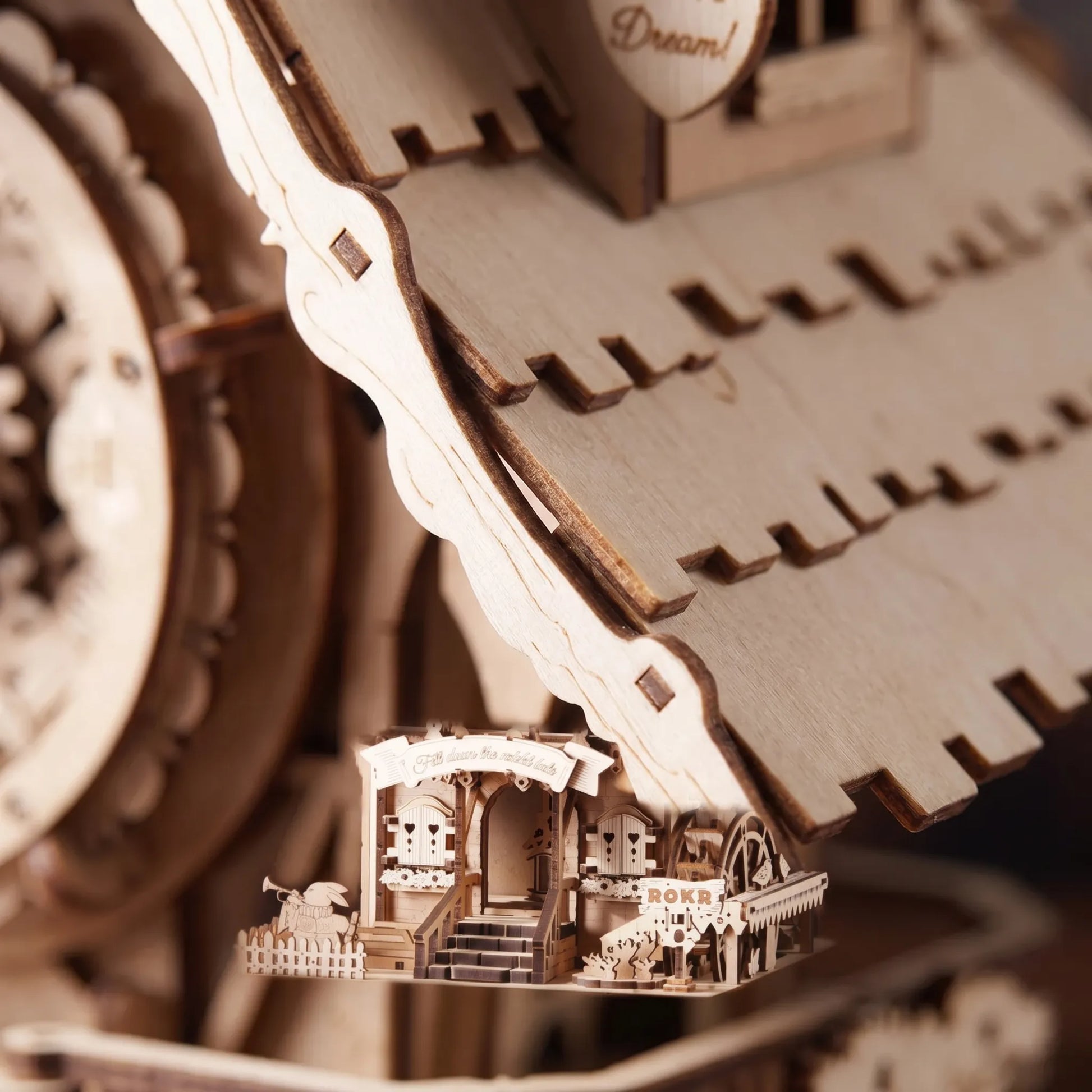 Wundertick - 3D mechanical Wooden Cuckoo Clock Kit