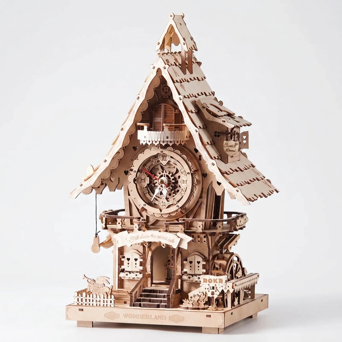 Wundertick - 3D mechanical Wooden Cuckoo Clock Kit