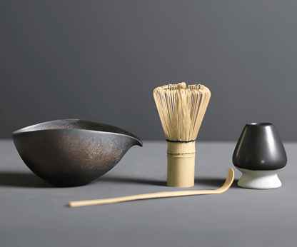 Zenova - Minimalist Four-Piece Matcha Green Tea Set