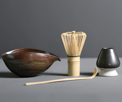 Zenova - Minimalist Four-Piece Matcha Green Tea Set