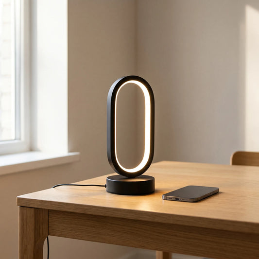 Zirvox - Modern Minimalist Oval Desk Lamp