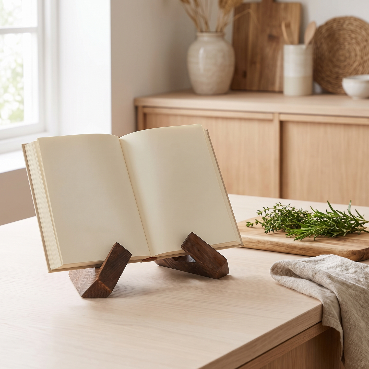 Recepta - Wooden Cookbook Stand