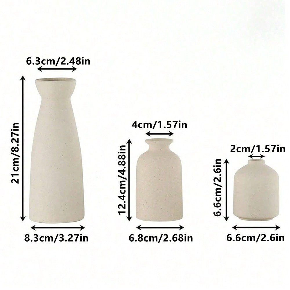Terrina - Matte Ceramic Vases, Set of 3