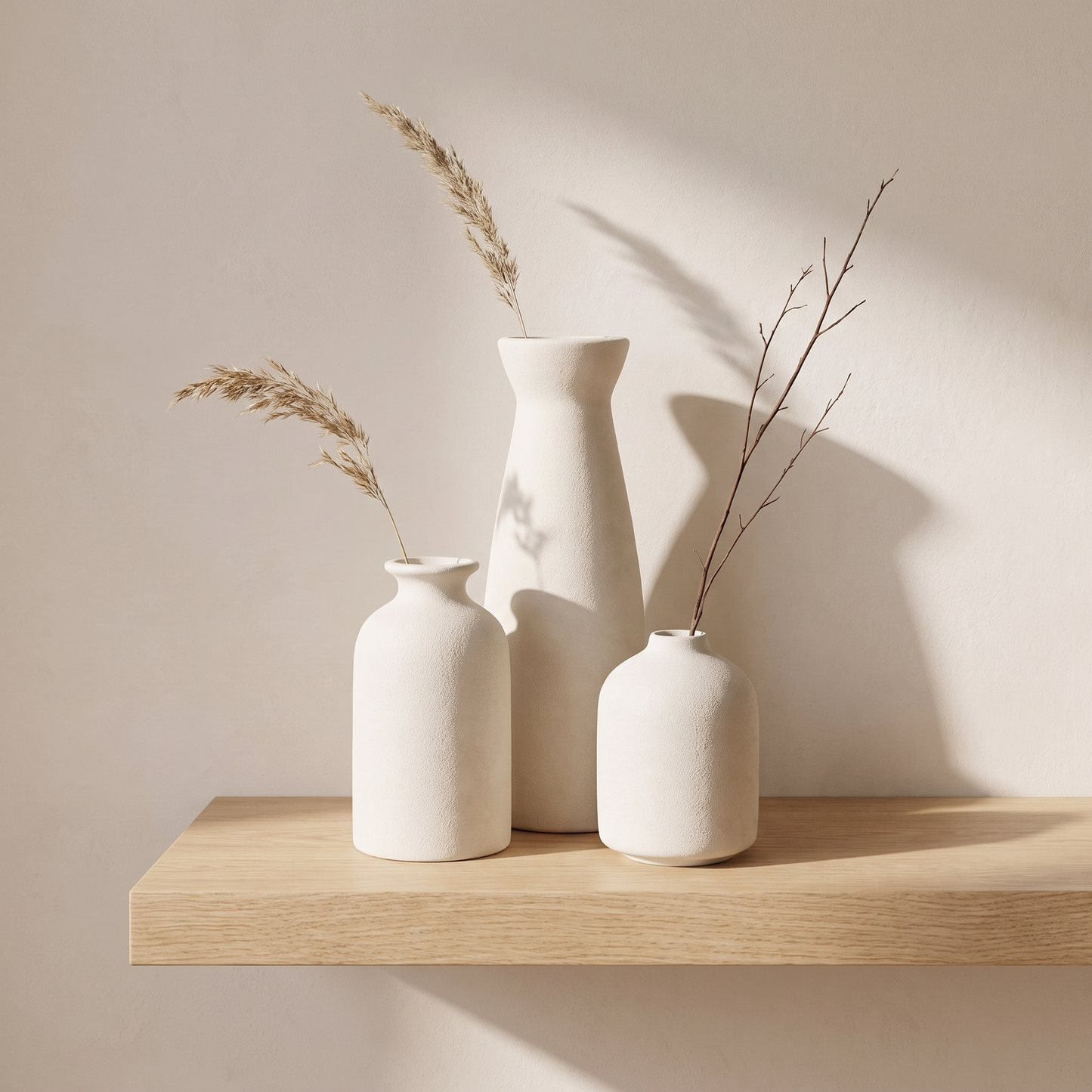 Terrina - Matte Ceramic Vases, Set of 3