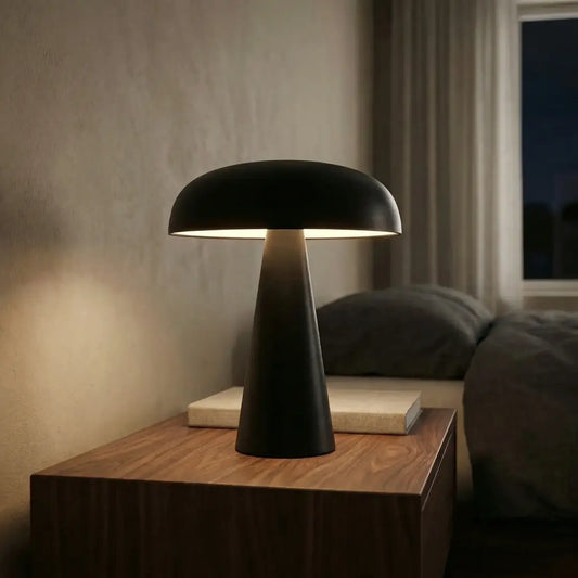 Lumvara - Sculptural Dome Shade Table Lamp