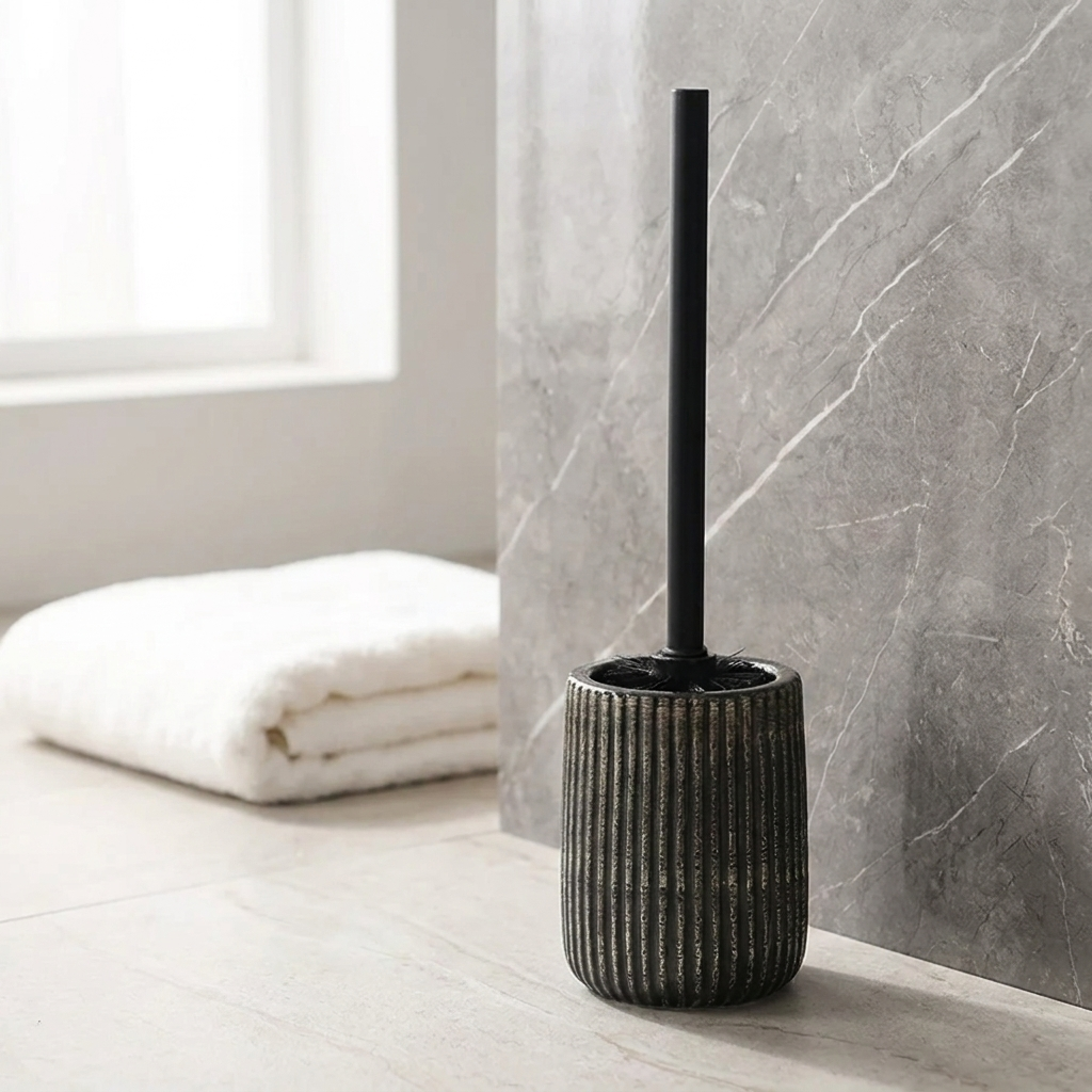 Rillora - Ribbed Ceramic Toilet Brush