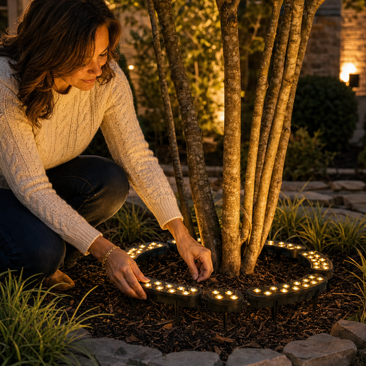 Modular Ring Tree Lights lifestyle