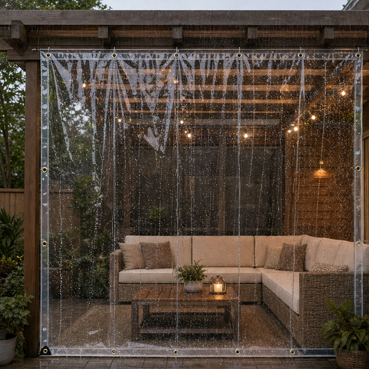 Clarivor – Heavy-Duty Clear PVC Tarp lifestyle