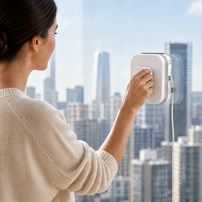 Lilleget Magnetic Window Cleaner lifestyle