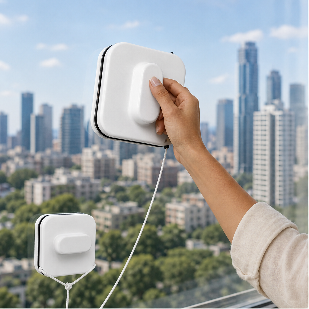 Magnetic Window Cleaner lifestyle